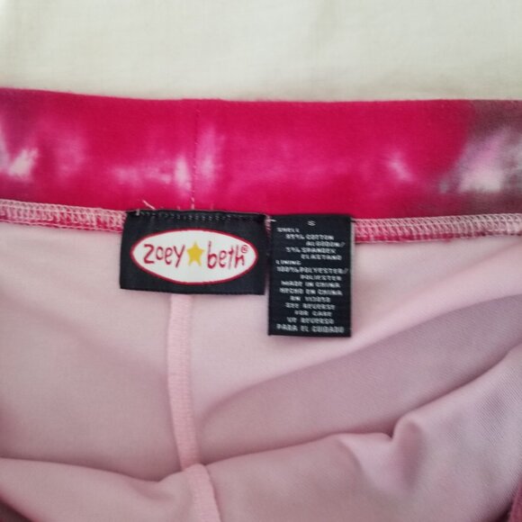 Soft Tie-Dye Skort by Zoey Beth with Drawstring Waist and Lining - Size Small - Picture 9 of 10